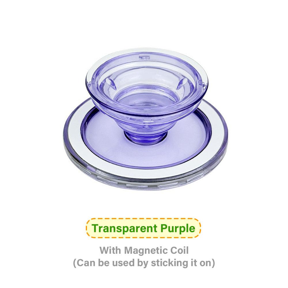 Silicone World Magnetic Folding Mobile Phone Grip Holder Socket Support for Magsafe Ring Finger Expanding Stand Portable Bracket