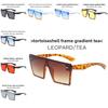 Unisex Retro Square Frame Sunglasses With Uv400 Protection For Outdoor Travel And Fashion Use