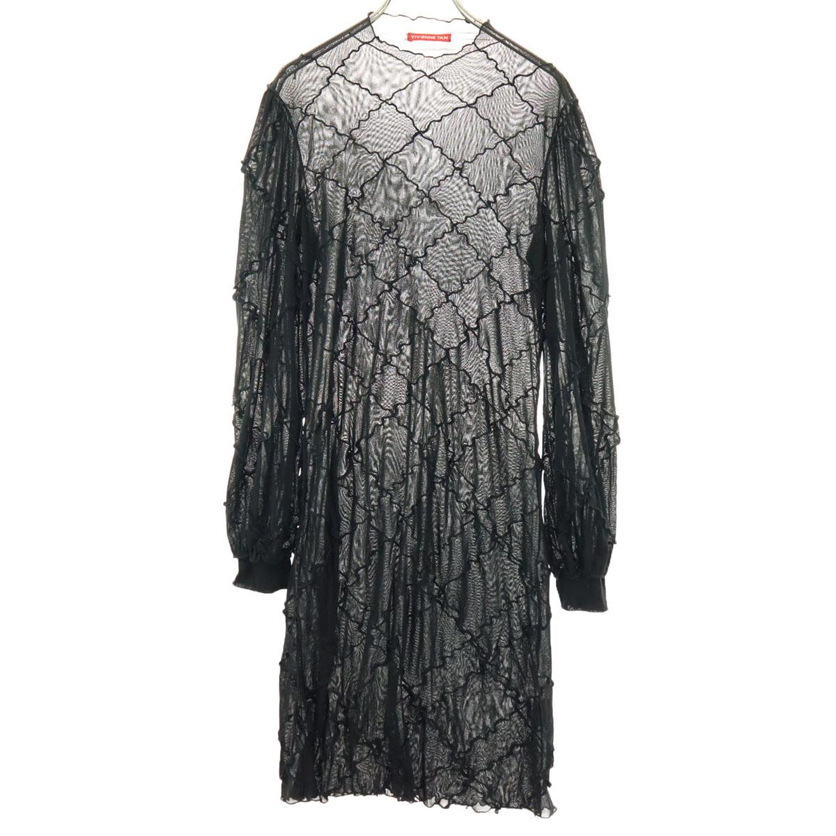 

Beauty products VIVIENNE TAM Long sleeve See through Knee-length dress 40 Women Used