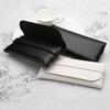 Black and White Soft and Stylish Leather Glasses Cases - Glasses Protection Bags, Travel Accessories for Men and Women