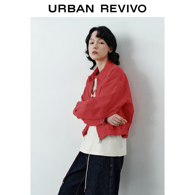 UR 2025 Autumn Women's Casual Lapel Short Jacket