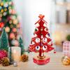 Christmas Tree Music Box Creative Wooden Handmade Miniature Fair-Sounding Melodies Home Decor Gift For Women Girls