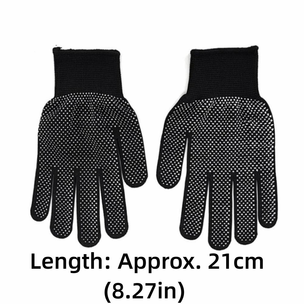 Professional Heat Proof Gloves Non-Slip Curling Iron Gloves Hair Styling Gloves Salon Use