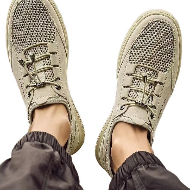 Sports men's shoes breathable casual summer new fly-woven soft soles, shoes men's