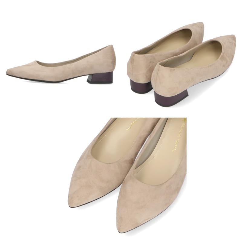 Women's Pointed-toe Pumps, Available In Large and Small Sizes, Comfortable To Walk In, with a Thick Heel and Thick Cushioning. Product Code: 42302.