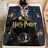 1Pc Saviour Potter Print Flannel Blanket, High Quality Comfortable for All Seasons, Home Decor, Warmth and Comfort, Perfect for Gifts