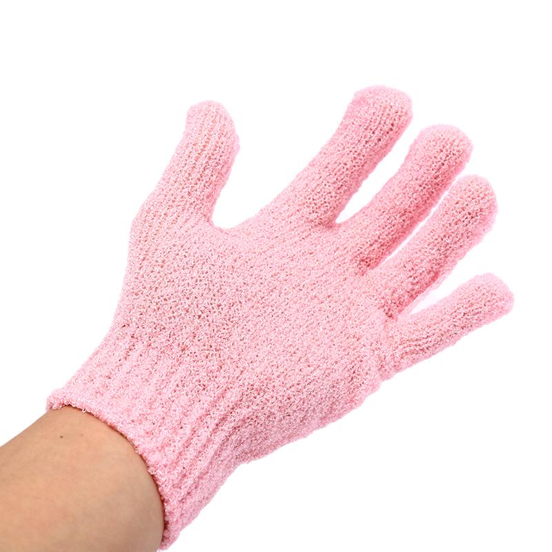 5 Pcs Shower Bath Gloves Exfoliating Wash Skin Spa Massage Scrub Body