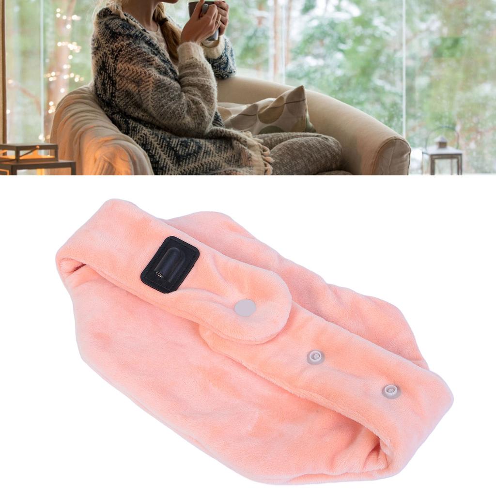 Heated Neck Scarf Tension Relief Neck Heating Pad USB Powered Double Sided Electric Neck Warmer for Home Travel
