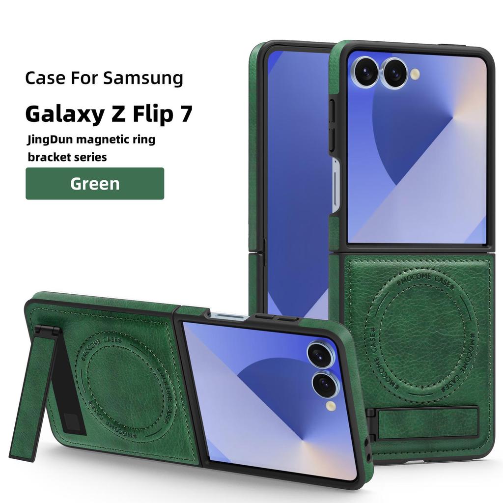Samsung Z Flip7FE Magnetic Stand Crystal Shield Drop-proof Case