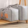 Bear Pattern Clothing And Quilt Storage Bag Non-Woven Fabric Thickened Bedroom Storage Travel Moving Bag