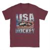 Jack Hughes USA Gold Medal Hockey T Shirts Unisex Cotton Funny TShirt Crew Neck Tee Shirt Short Sleeve Clothing Plus Size