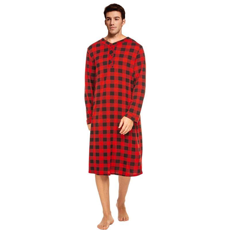 

Pure Cotton Breathable Men s Skirt Pajamas Red XL