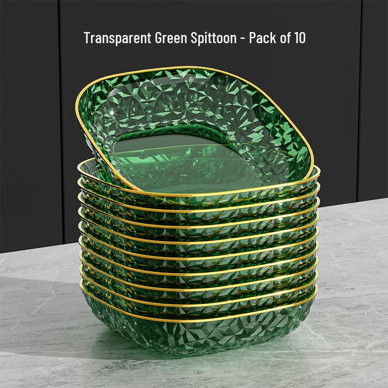 KANGMO 3-Compartment Plastic Bone Dish (10-Pack)