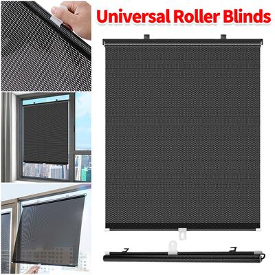 Suction Cup Sunshade Blackout Curtain Universal Roller Blinds Easy To Install Blackout Curtain Home Window Sun-shading Curtains