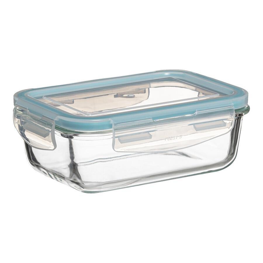 SET OF 3 GLASS CONTAINERS Snap-on Lids