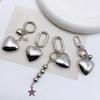 Colorful Heart Keychain Love Shape Bag Charm Pendant Decoration Handmade Jewelry