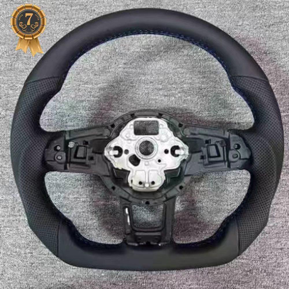For Volkswagen Golf MK 7 7.5 GTI GTD GTE R Polo Customize RLine Sports Steering Wheel Half Leather Alcantara Multi-color
