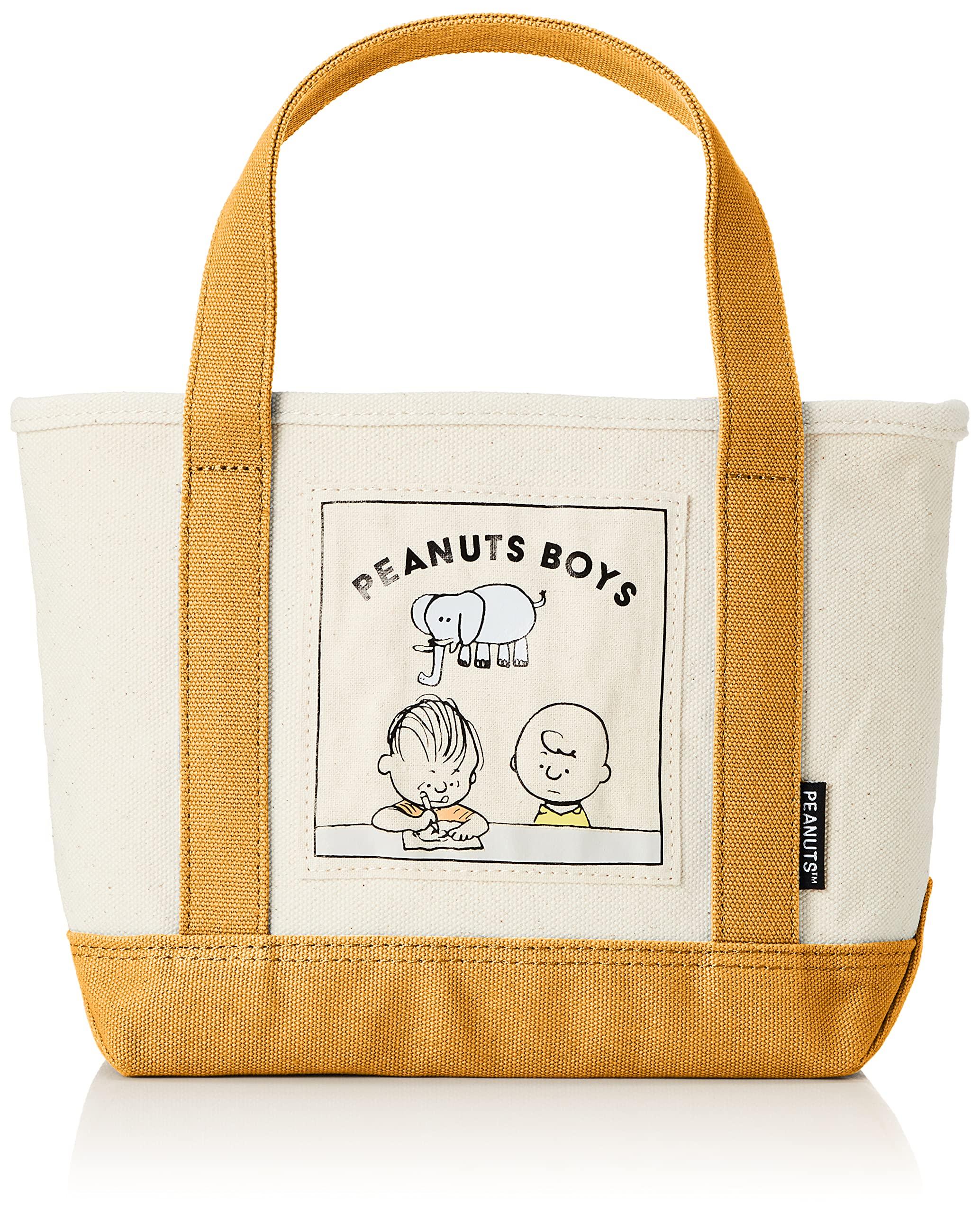 

Mini Tote Bag Tote Bag Canvas Small Lightweight Charlie Brown Linus Yellow snoopy0188 [Snoopy] (SPZ-2148)