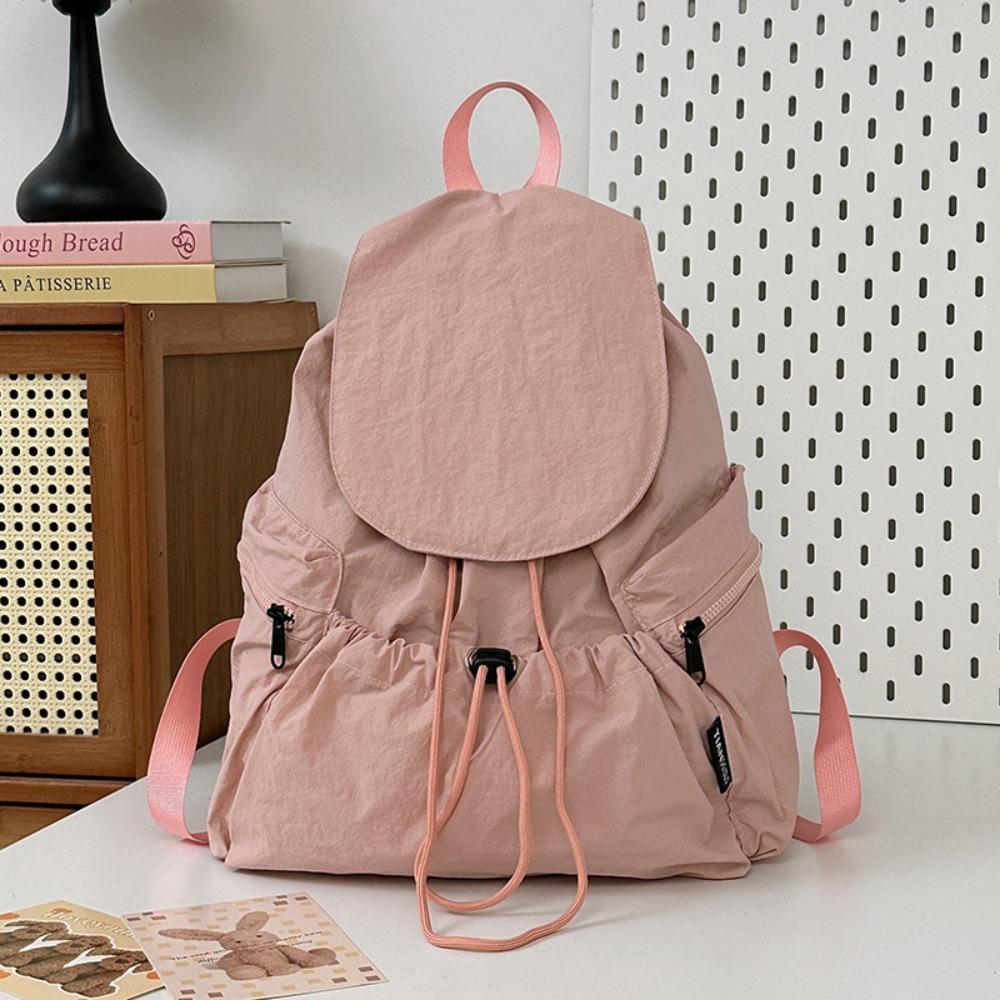 Lightweight Drawstring Backpack Korean Style Student Schoolbag Fashion Travel Backpack  Teenagers