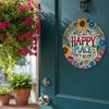 Welcome to Happy Place Don't Ruin It Wall Signs Welcome Sign for Front Door Wooden Wall Signs for Office Home Decors