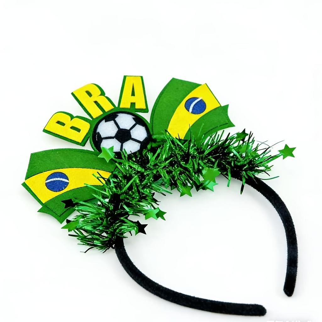 1pcs Football Fans Cheering Headbands, Football-themed Decorative Headband, Football Headband Suitable for Adults and Children