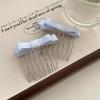 Sweet Bowknot Hair Comb Girl Hair Styling Hair Bows Antislip Women Hair Decors