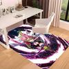 1pc Demon Slayer characters2 Print Area Rug - Soft, Washable Non-Slip Indoor Mat for Office Chairs, Living Room, Home Office Decorative Rug
