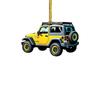 Vehicle Mirror Acrylic Ornament With Offroad Theme Car Interior Decoration Gift