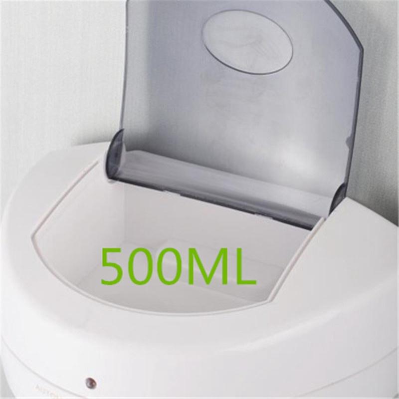 500ml Hand Free Wall Mounted Foam Automatic Soap Dispensers Sensor Touchless Sanitizer Dispenser For Kitchen Bathroom 20.5 * 14  * 21 cm