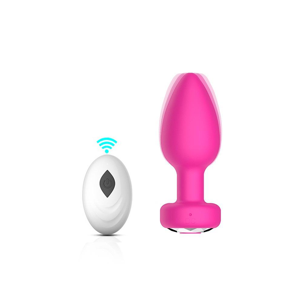 Fernsteuerbarer Anal Vibrator für Erwachsene: Unisex grenzüberschreitendes Spielzeug mit App-Steuerung und Vibration im Hinterhof.