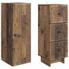 2 Piece Cabinet Set Reclaimed Wood Look 33 x 34.5 x 90 cm Particleboard