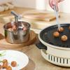 Mașină Manuală de Chiftele cu 6/12 Găuri Multifuncțională din Oțel Inoxidabil Aparat de Făcut Carne Mucegă de Chiftele pentru Bucătăria de Acasă Set pentru Prepararea Chiftelelor