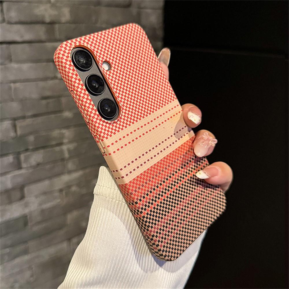 Slim Magnetic Carbon Fiber Pattern Case For Samsung Galaxy S23 S24 S2 Ultra Plus For Shockproof Hard PC Cover