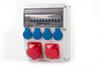 CAJA 12M Distribution Board - Sockets 16A 5p, 32A 5p, 4x230V + Protection (3P