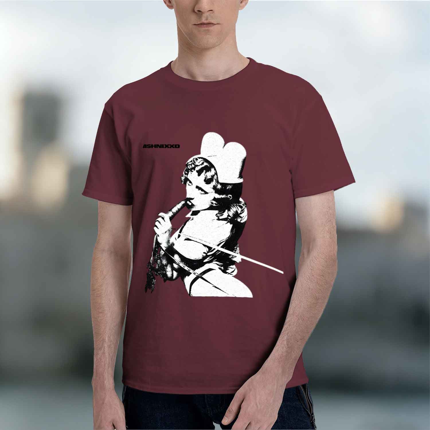 2026 New Model Smoochies Carrot Tee Fashion Ashnikko Graphic Tshirt Cotton Loose Female Casual Tshirts Print Clothing Unisex Unisex S