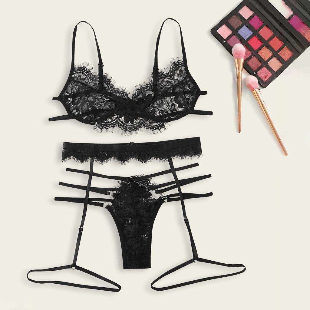 New Sexy Fashion Lace  Lingerie  Underwear Sleepwear G-string  Pajamas Garter