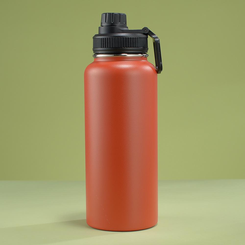Large Capacity 304 Stainless Steel Insulated Water Bottle with Rope - Portable for Outdoor Sports