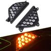 Motorcycle Front LED Turn Signal Indicator Flasher Light Fit For NINJA 500 For NINJA500 2024 2025