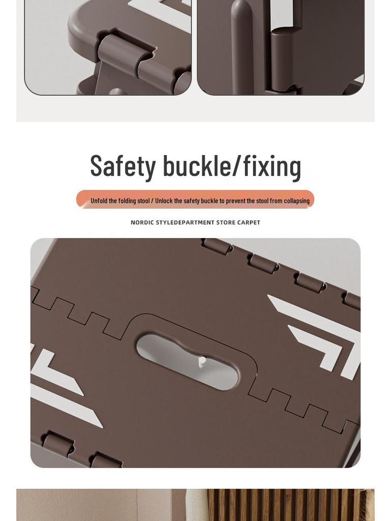 Qinkang Portable Folding Mini Stool for Adults & Kids - Outdoor Camping & Household Use