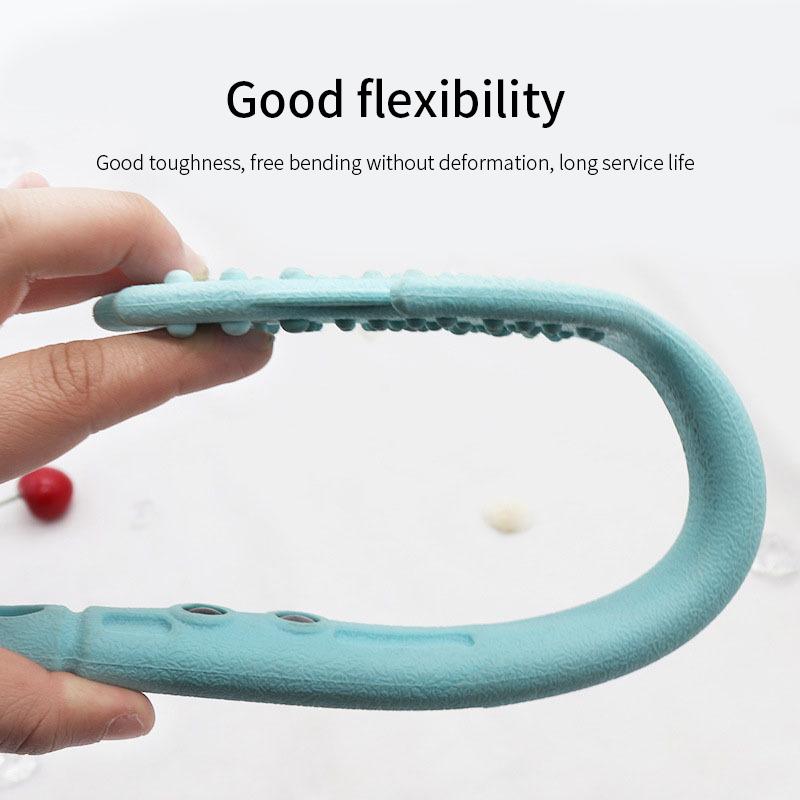 New Body Massage Gua Sha Board PVC Meridian Pat Massage Health Stick Relax Palm Massager For Neck Buttocks Back Health Care Tool