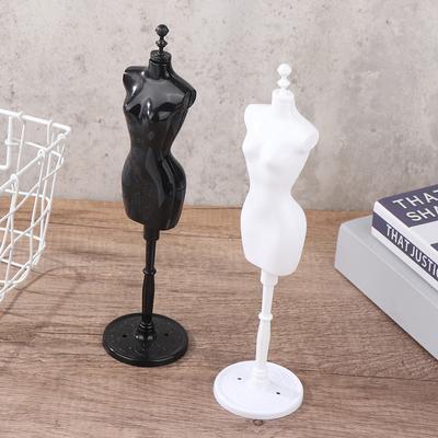 1Set 1:6 puppenhaus Miniatur Mannequin Kleiderbügel Rock Unterstützung Hochzeit Mannequin Stehen Humanoiden Modell Spielzeug