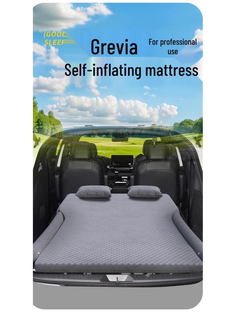 Toyota Granvia 24-Model Trunk Air Mattress & Rear Seat Sleeping Pad