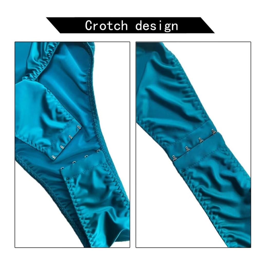 FATFANS Super High Leg Competition Crotch Replacement Shoulder Transparent Competition Swimsuit Smooth Sexy Sleeveless Shiny Cosplay Extreme Sexy