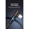 120W USB To Type C Weaving Data Cable Single Bend Braided Data Cable PD Fast Charging Cords 0.25m/1m/1.5m/2m Fast Charge Wires