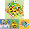 Colorful Wooden Magnetic Fishing Toy For Kids With Cute Farm And Dinosaur Themes
