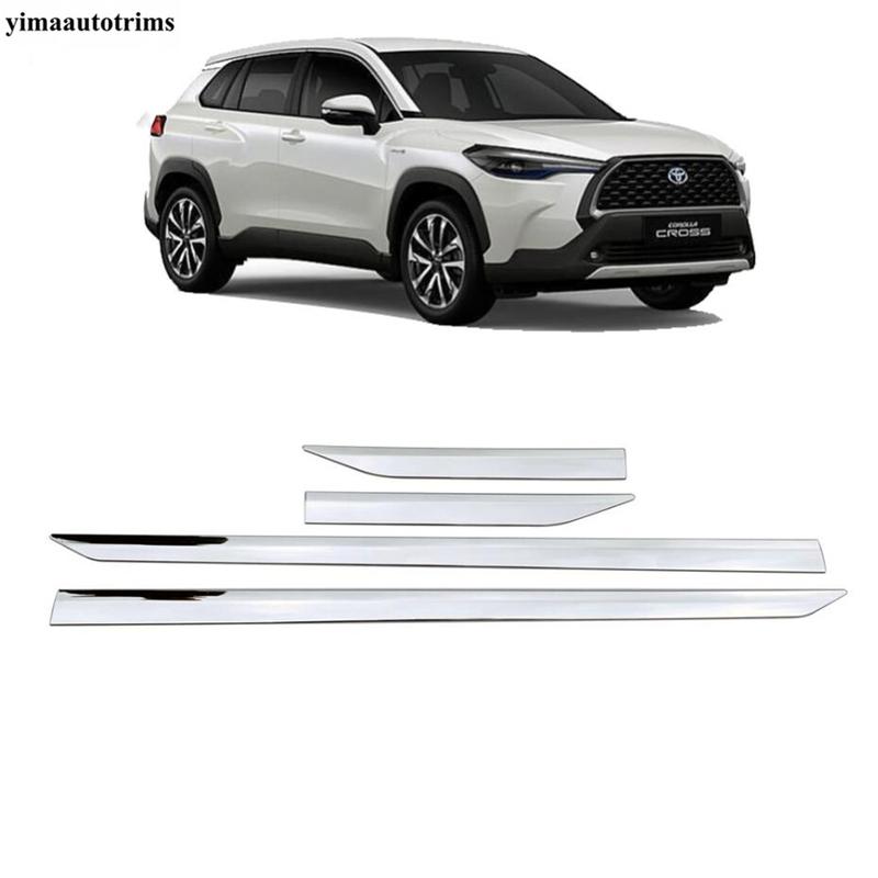 Car Side Body Strip / Rear Trunk Tail Gate Door Strip Protector Cover Trim For Toyota Corolla Cross XG10 - 2025 Accessories
