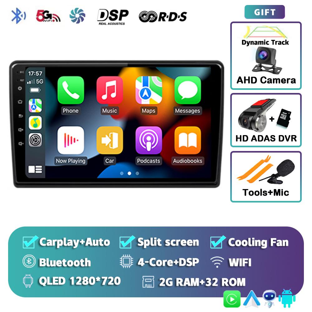 Android 14 Carplay Auto Car Radio For Hyundai H1 2007 - 2015 Multimedia Player Navigation GPS 2Din 4G+Wifi Stereo Head Unit DVD