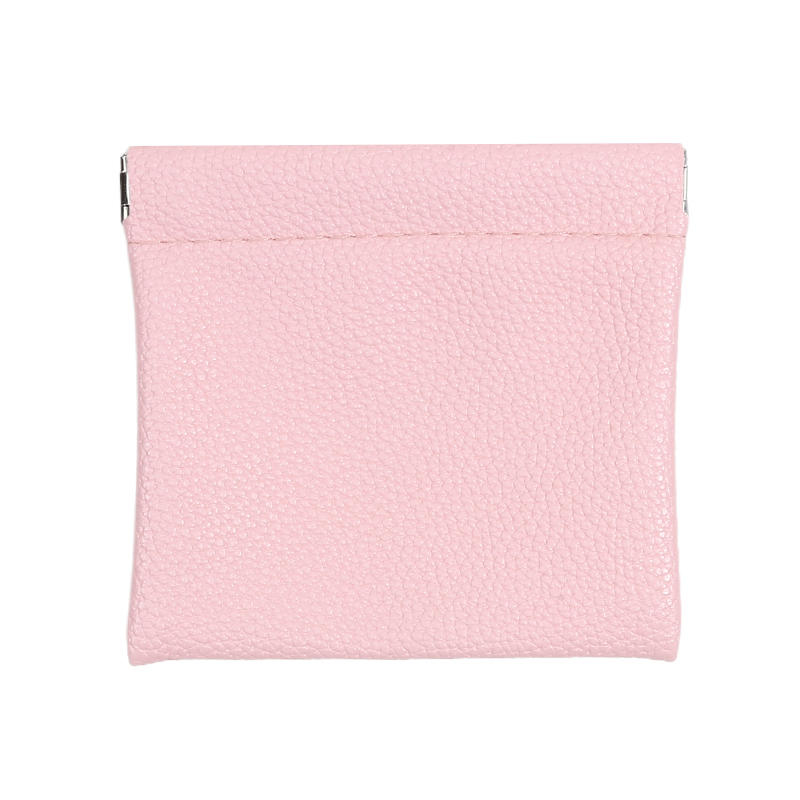 Self-closing PU Leather Coin Purse Passport Driver's License Document Holder Data Cable Cosmetic Bag Lipstick Storage