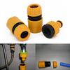 3Pc Garden Car Water Hose Pipe Tap Connector Connection Fitting Adapter Hosepipe