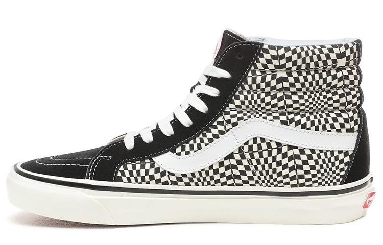 Vans Sk8-Hi 38 DX  Warp Check - Black White  37